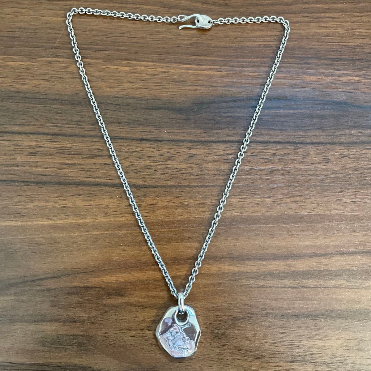 GARNI ガルニ Crockery Pendant -L クロッケリー シルバーネックレス