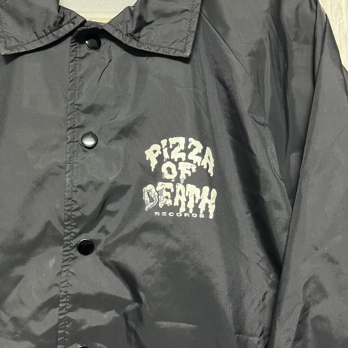 PIZZA OF DEATH コーチジャケット ブラック 黒 Sサイズ AUBURN SPORT