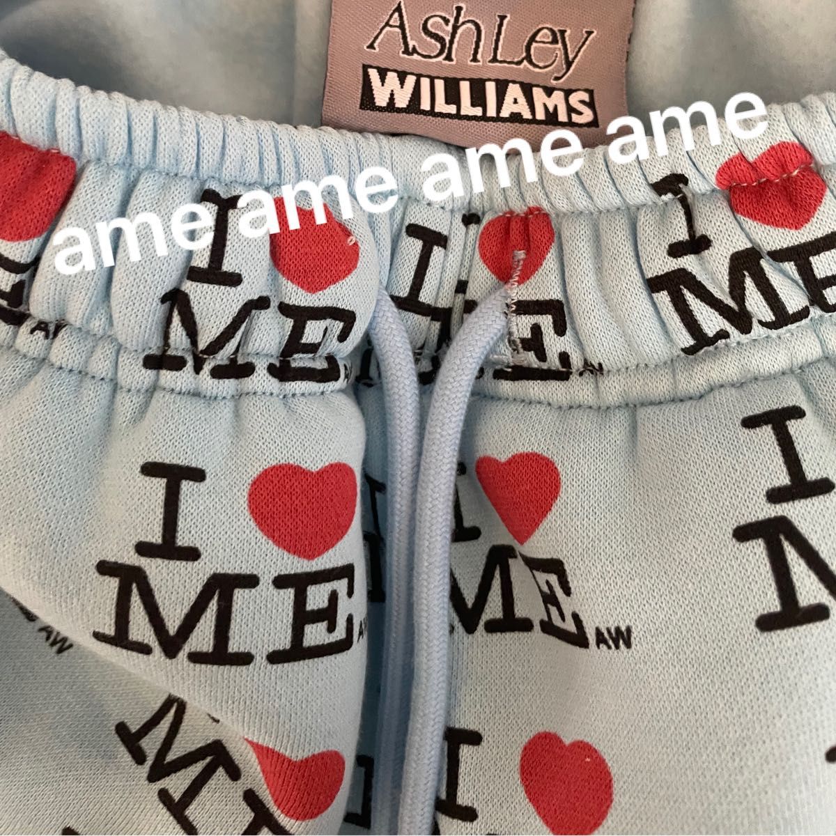 ashley williams I heart me blue joggers ジョガーパンツ スウェット
