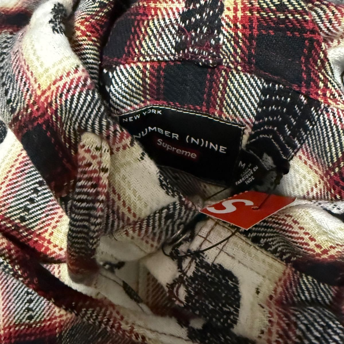 Supreme x Number (N)ine Hooded Flannel Shirt サイズ M｜Yahoo