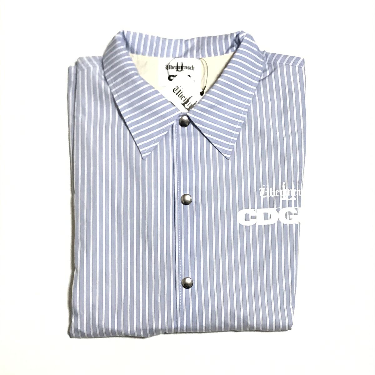 CDGDC CDG x G-DRAGON Ubermensch CLASSIC STRIPE COACH JACKET XL