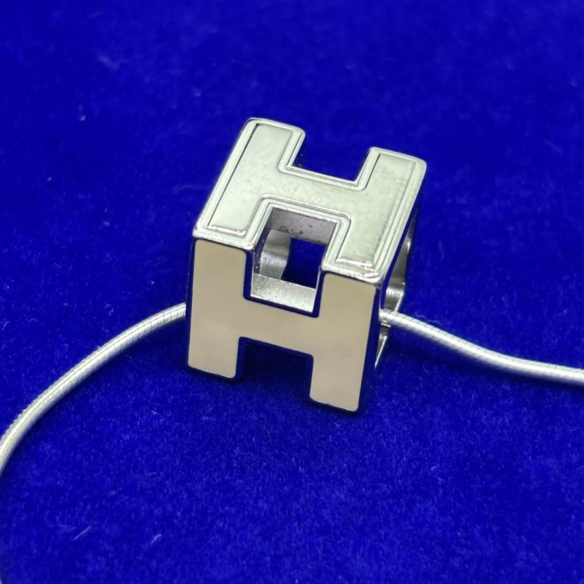 良品/Hermes/カージュ・ド・アッシュ/ネックレス/キューブネックレス
