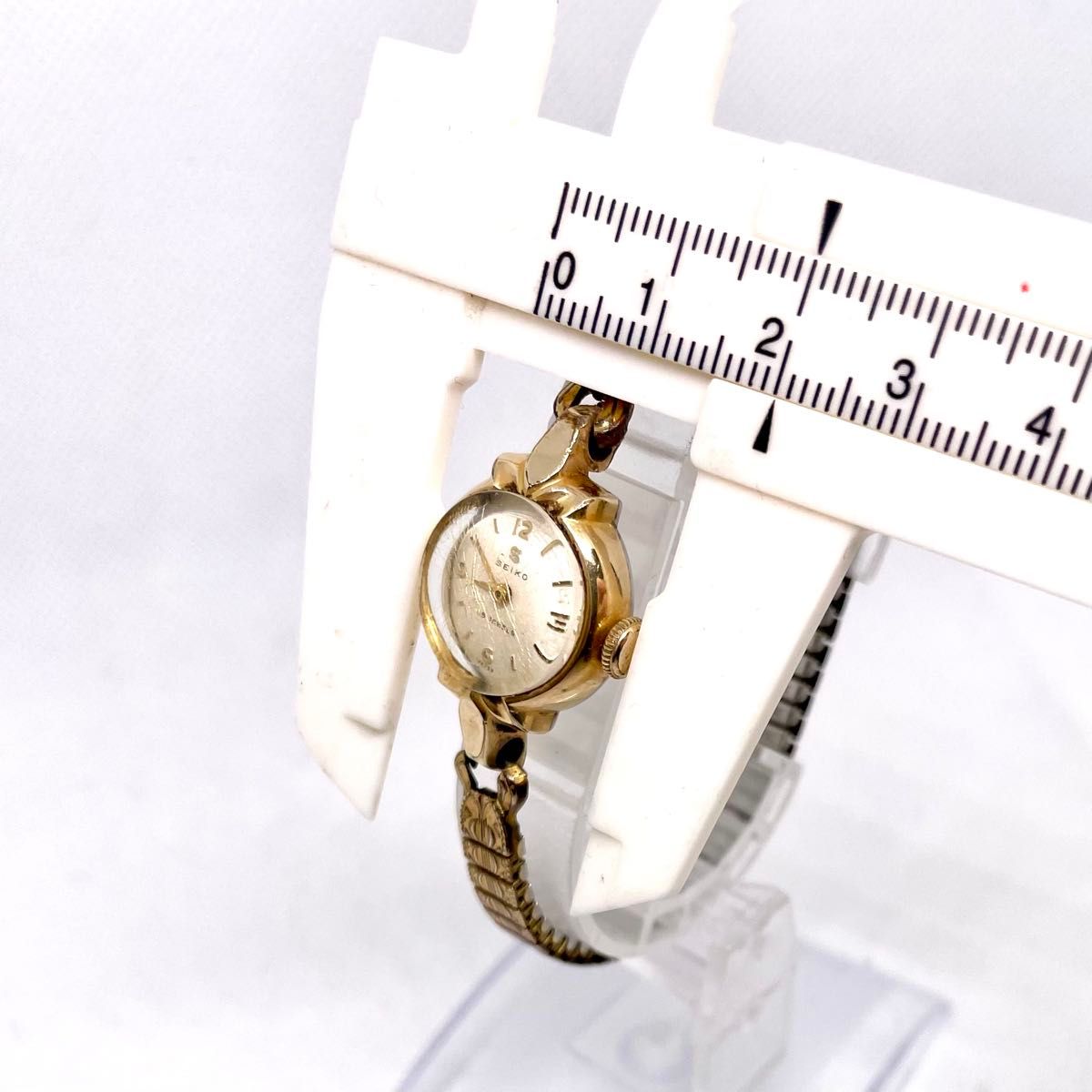 稼働 SEIKO ヴィンテージ レディース手巻き14K GOLD FILLED｜Yahoo