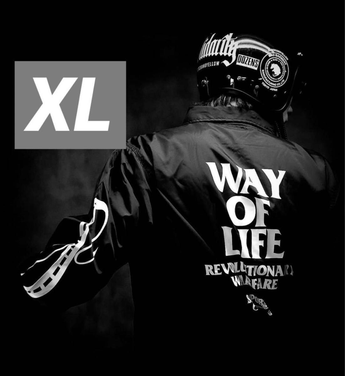 XLサイズ RATS WAY OF LIFE コーチジャケット YOKOHAMA HOT ROD CUSTOM