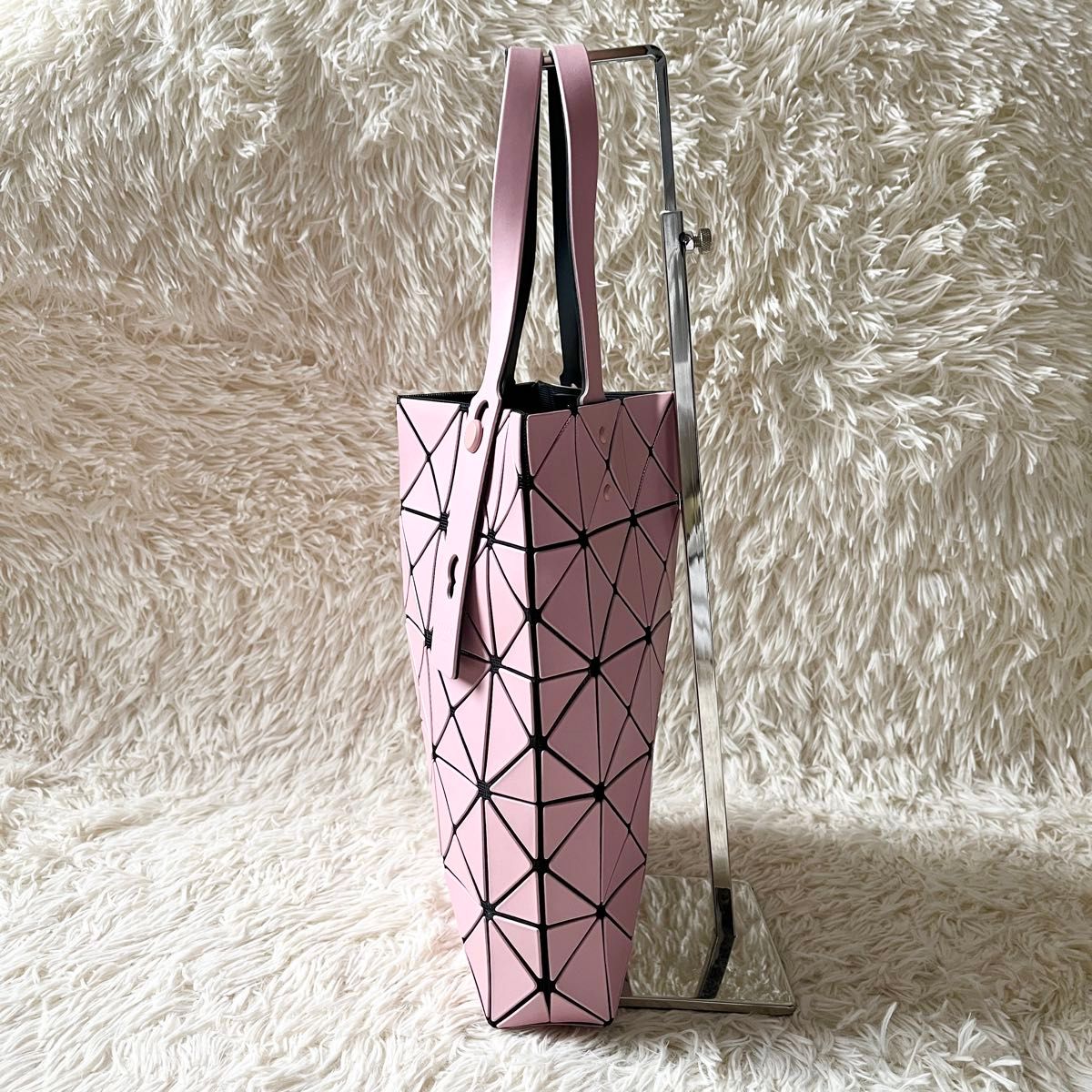 極美品 BAOBAO イッセイ ミヤケ バオバオ トートバッグ ピンク ISSEY
