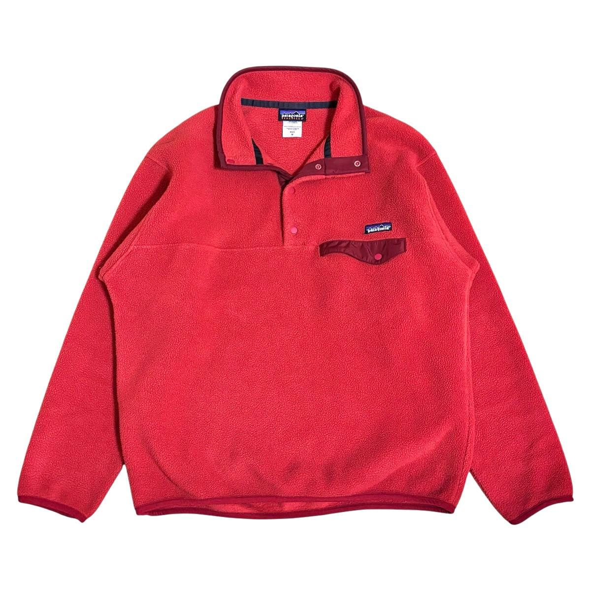 90s〜00s Patagonia パタゴニア シンチラ スナップT オレンジ フリース