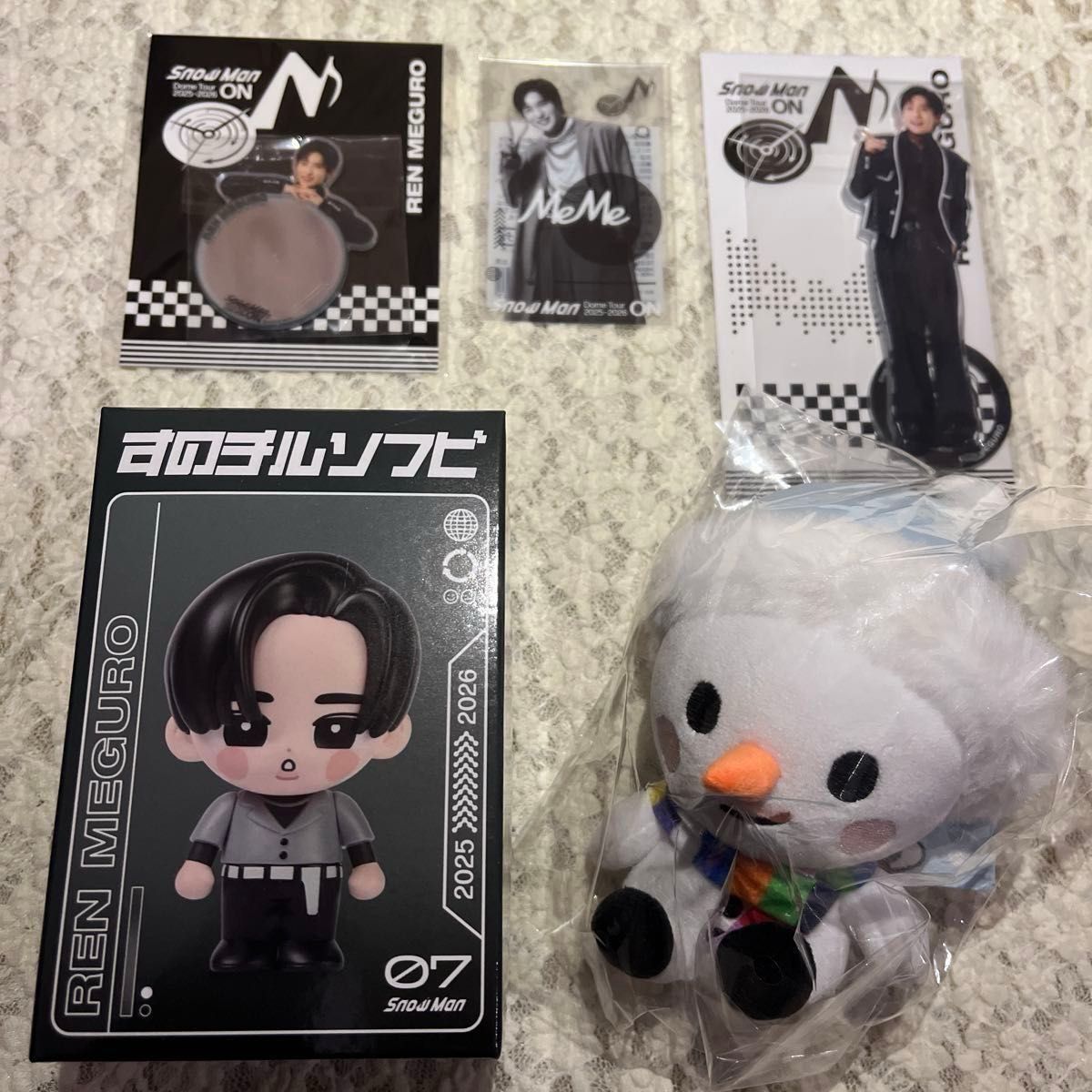 ラスト1セット 新品 Snow Man 目黒蓮 めめグッズ 4点セット アクスタ