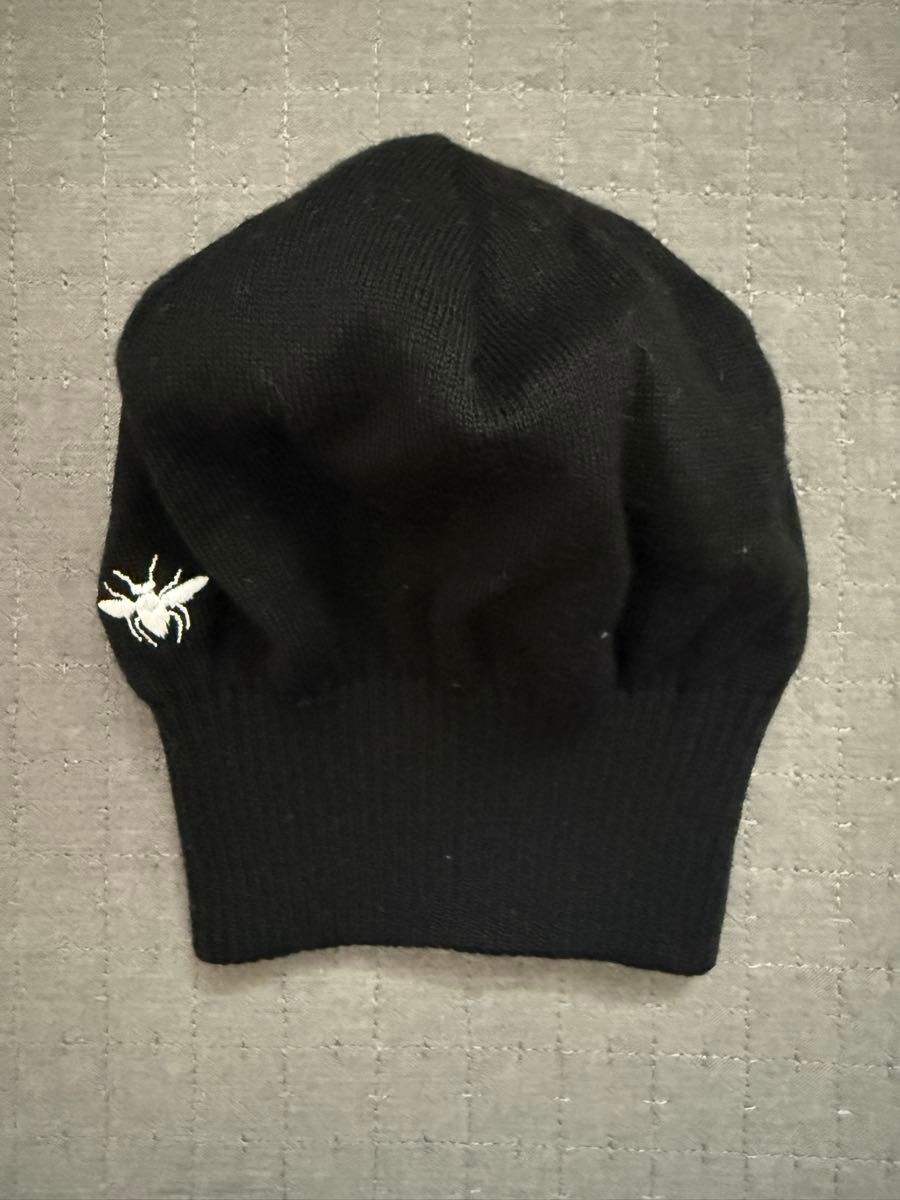 新品同様】DIOR HOMME ニットキャップ／BEE刺繍／試着のみ・自宅保管