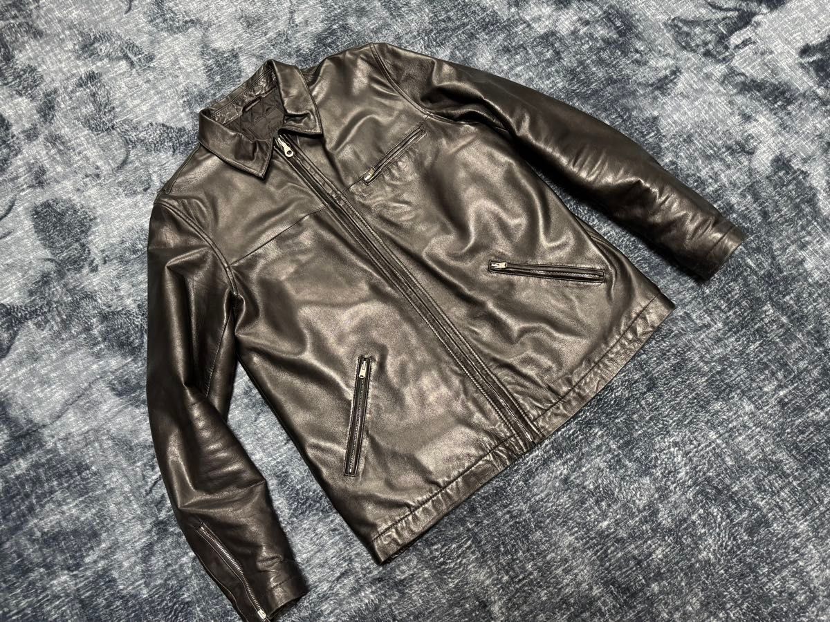 STUSSY ステューシー レザージャケット ライダース 革ジャン riri XL
