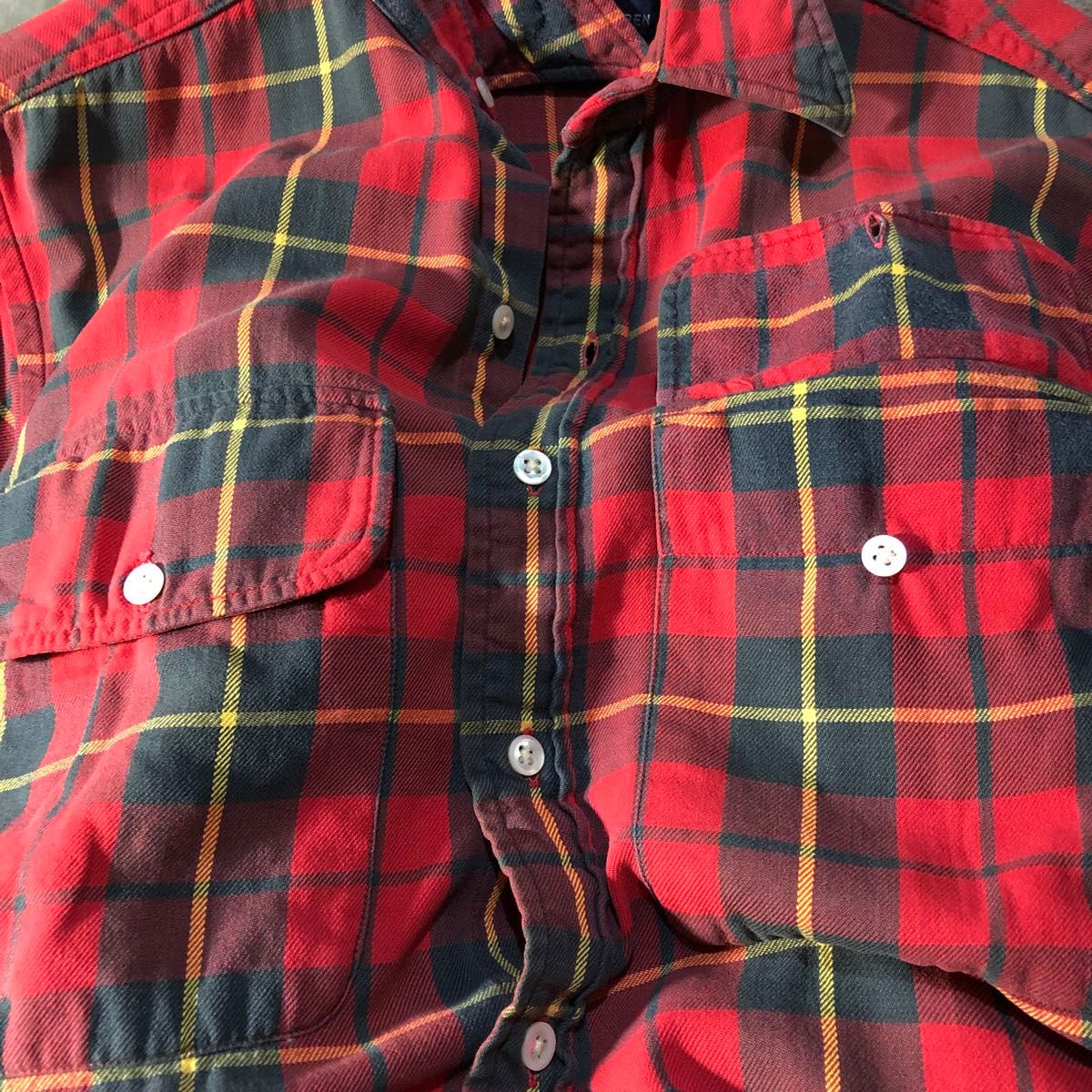70s Polo Ralph Lauren 大文字タグ ネルシャツ ヴィンテージ チェック