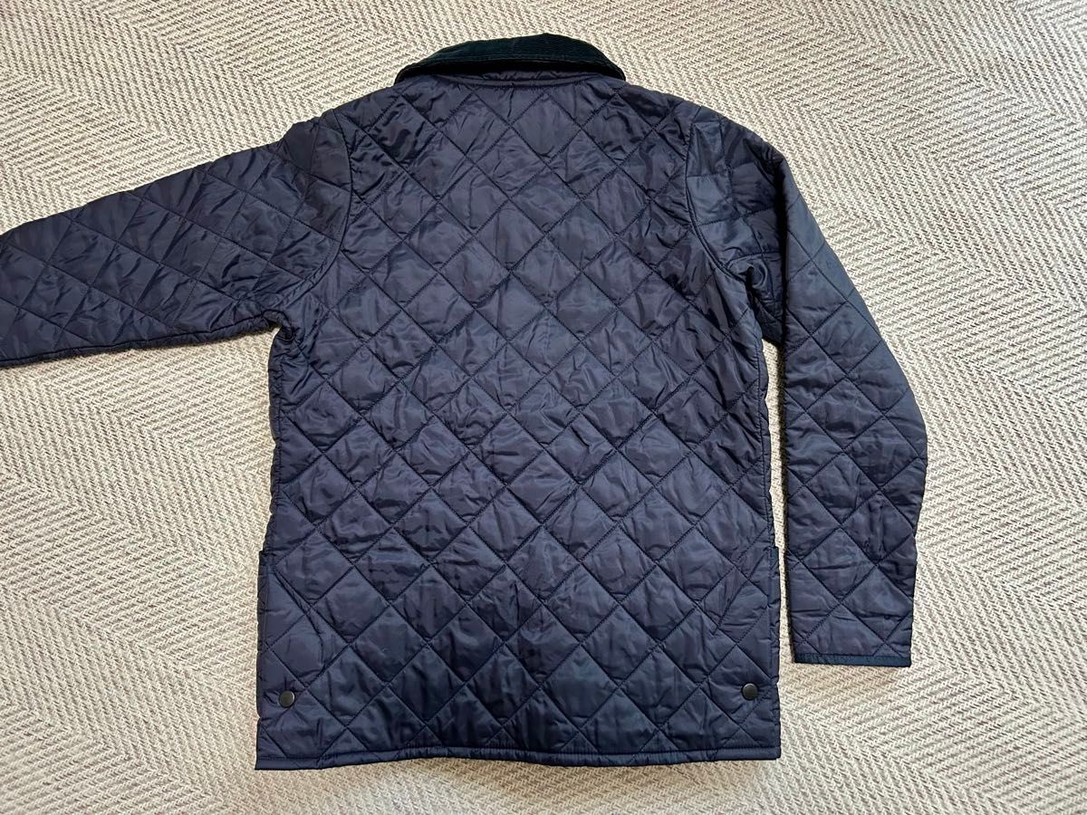 Barbour バブアー キルティングジャケット ネイビー コーデュロイ襟