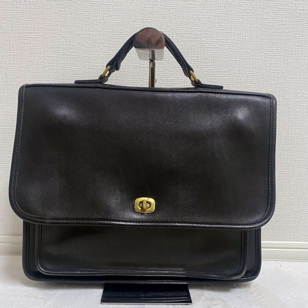 オールドコーチ レザー ビジネスバッグ ターンロック A4 ブリーフ