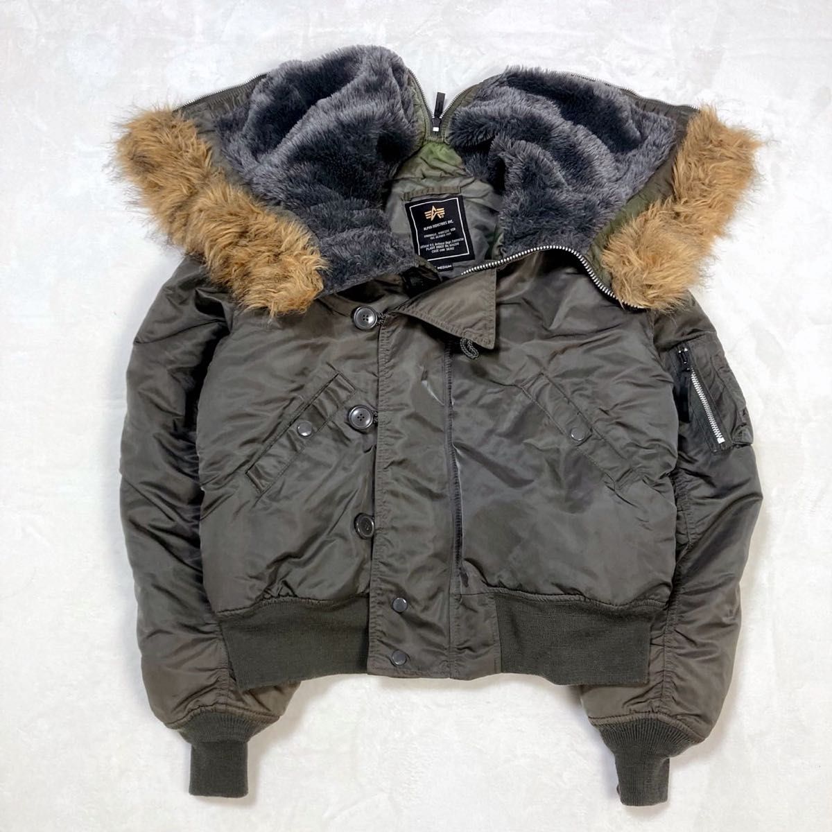 ALPHA INDUSTRIES アルファ N-2B フライトジャケット ミリタリー 短丈