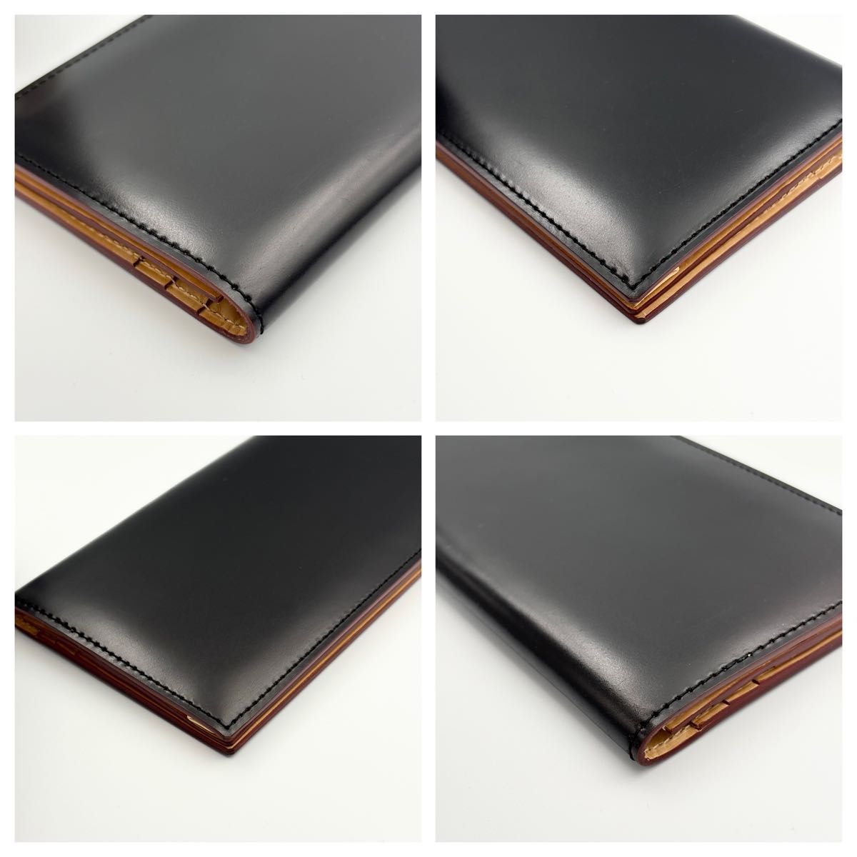 GANZO CORDOVAN (コードバン) 通しマチ長財布 【D'argent刻印モデル