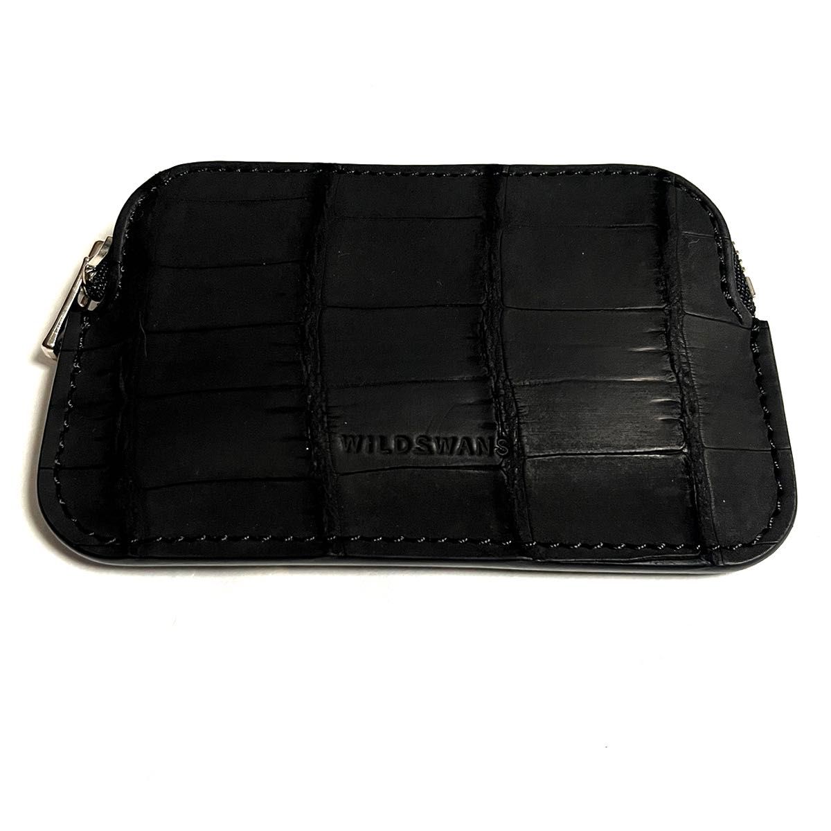 ワイルドスワンズ ヌバッククロコダイル ミナス 黒 WILDSWANS NUBUCK