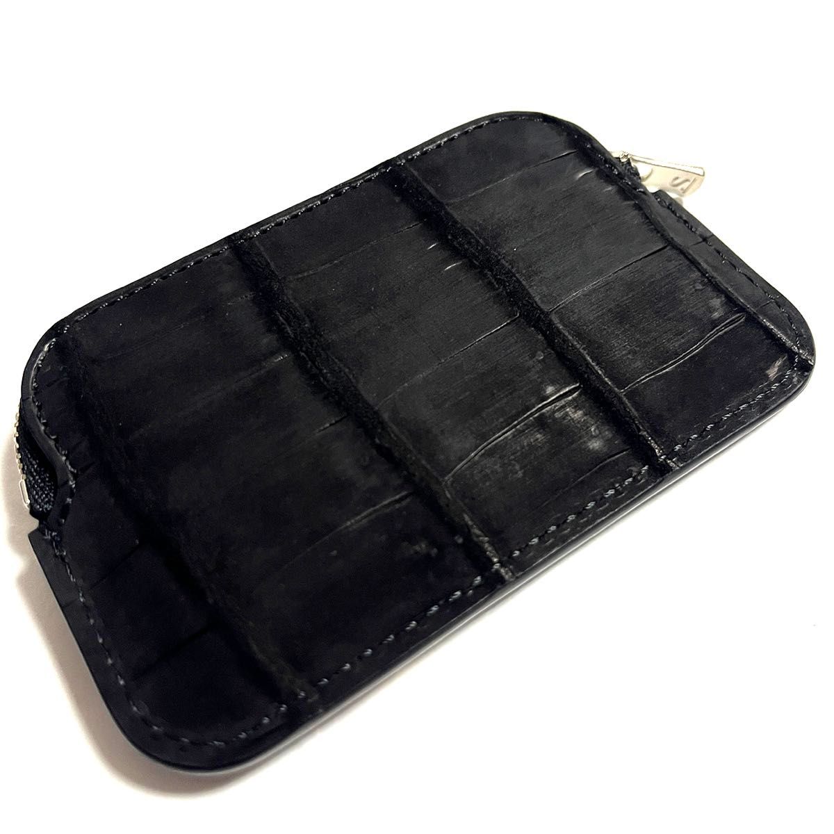 ワイルドスワンズ ヌバッククロコダイル ミナス 黒 WILDSWANS NUBUCK