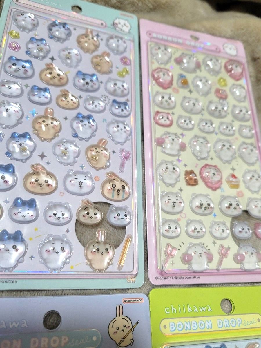 正規品 ちいかわ ボンボンドロップシール 第1弾 第2弾 8種類8枚セット