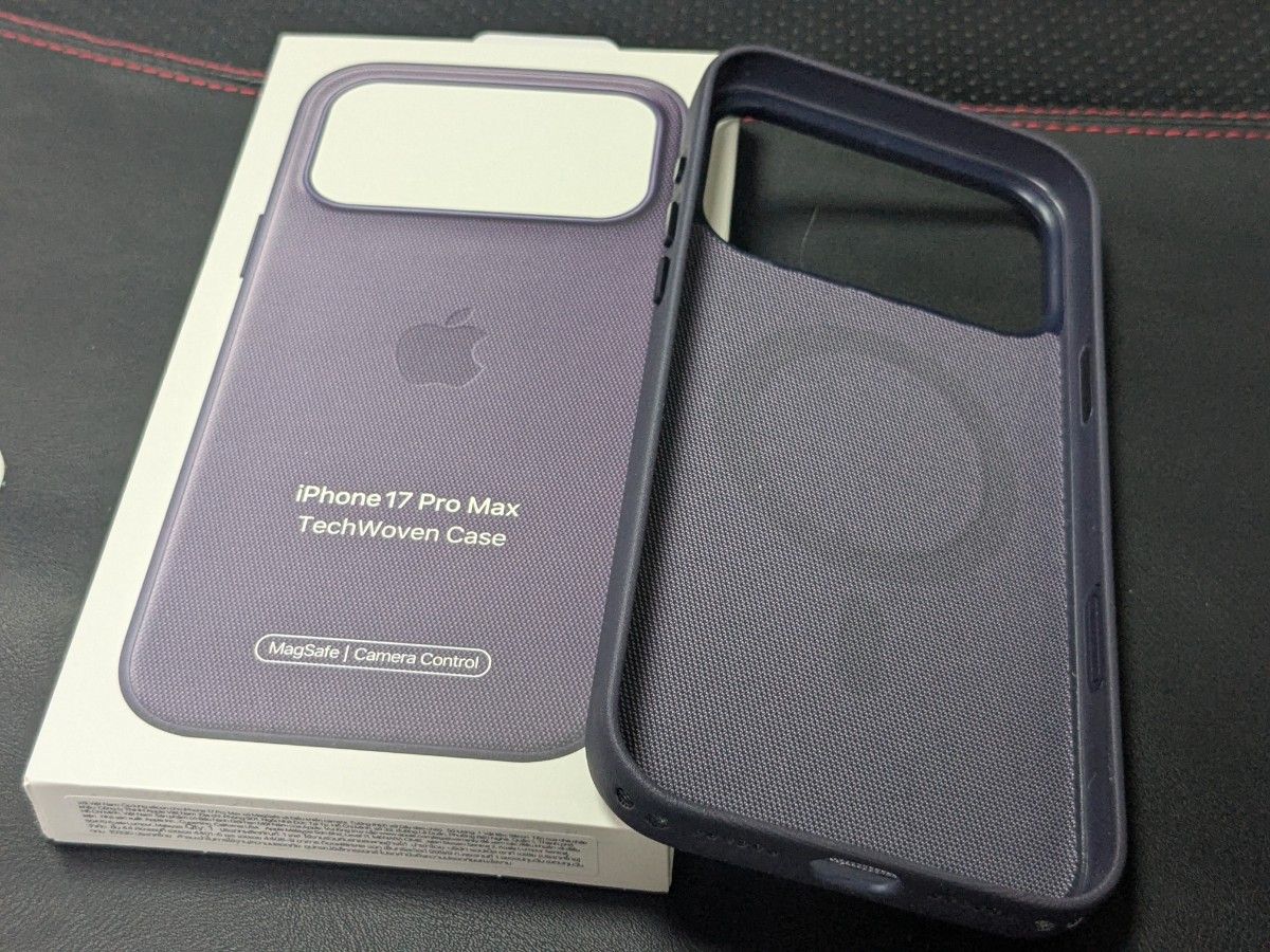 Apple iPhone 17 Pro Maxテックウーブンケース - パープル MagSafe対応