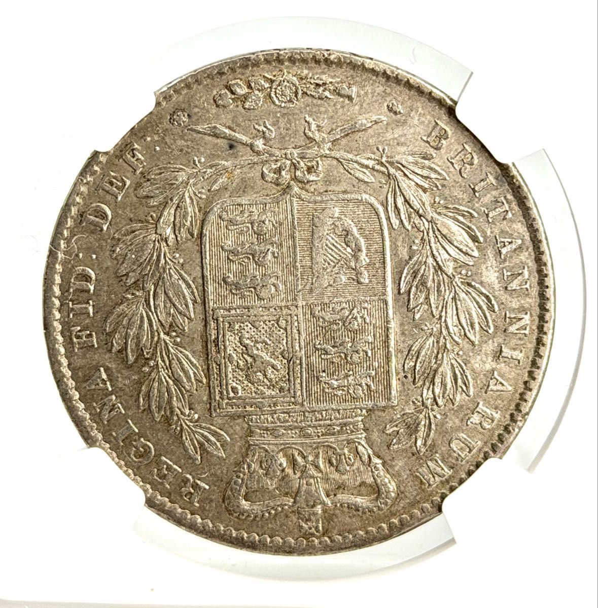 1844年 ヴィクトリア女王 クラウン大型銀貨 イギリス ヴィクトリア