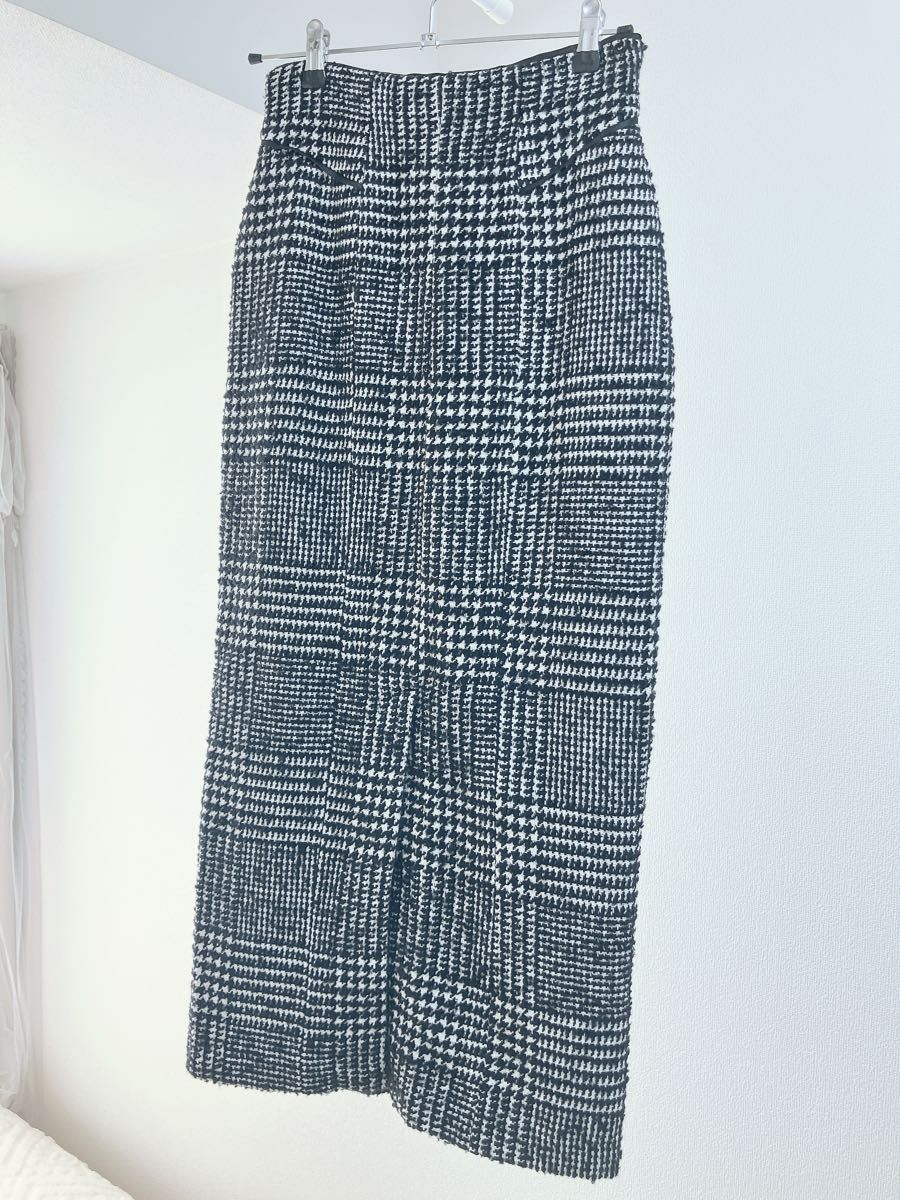最終値下げ her lip to ハーリップトゥ Hemingway Check Tweed Long