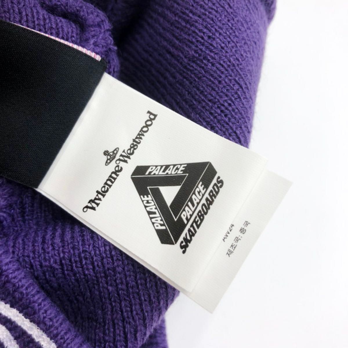 Vivienne Westwood Palace ニット帽 帽子 ビーニー 紫｜Yahoo!フリマ