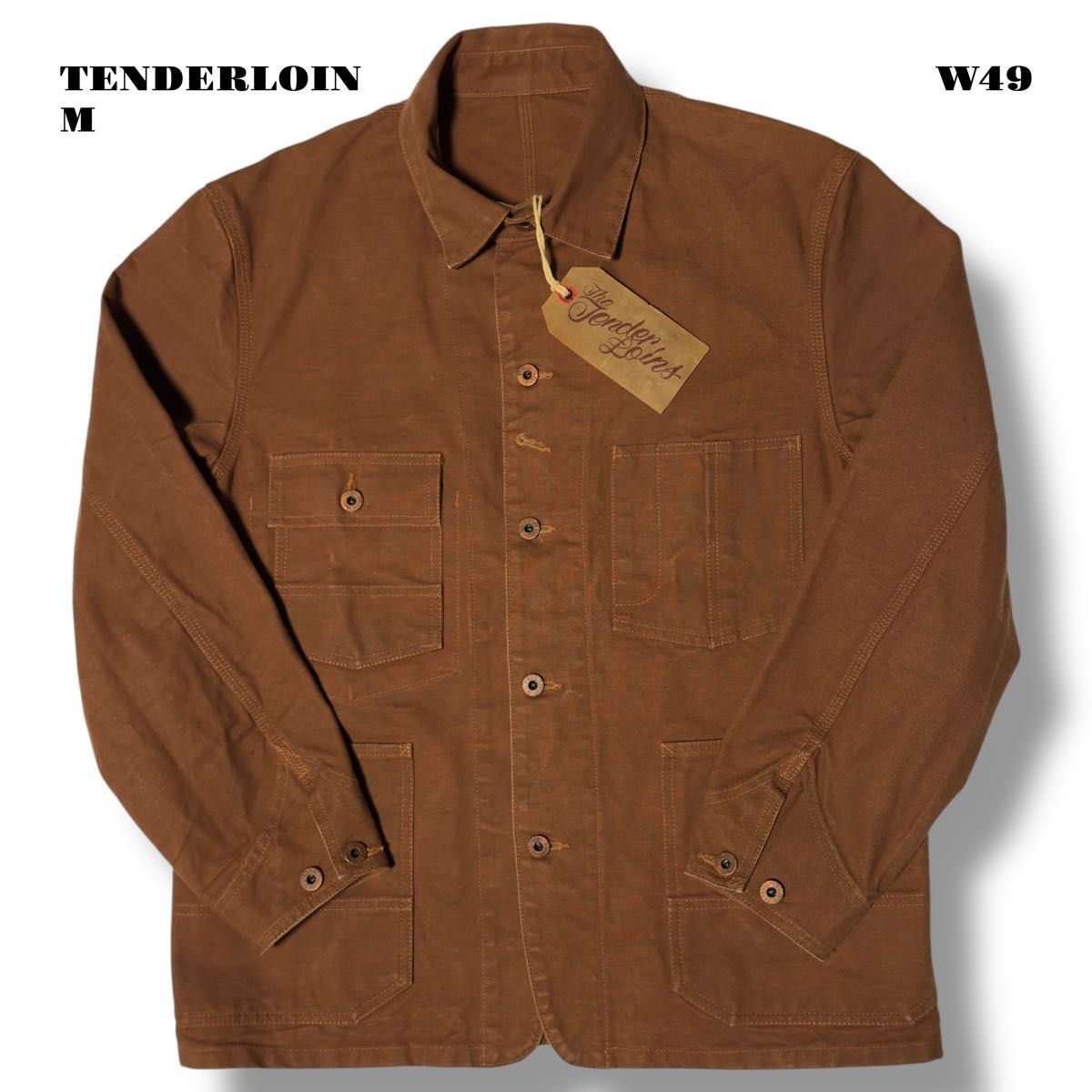 希少品 TENDERLOIN テンダーロイン ダック カバーオール モールスキン