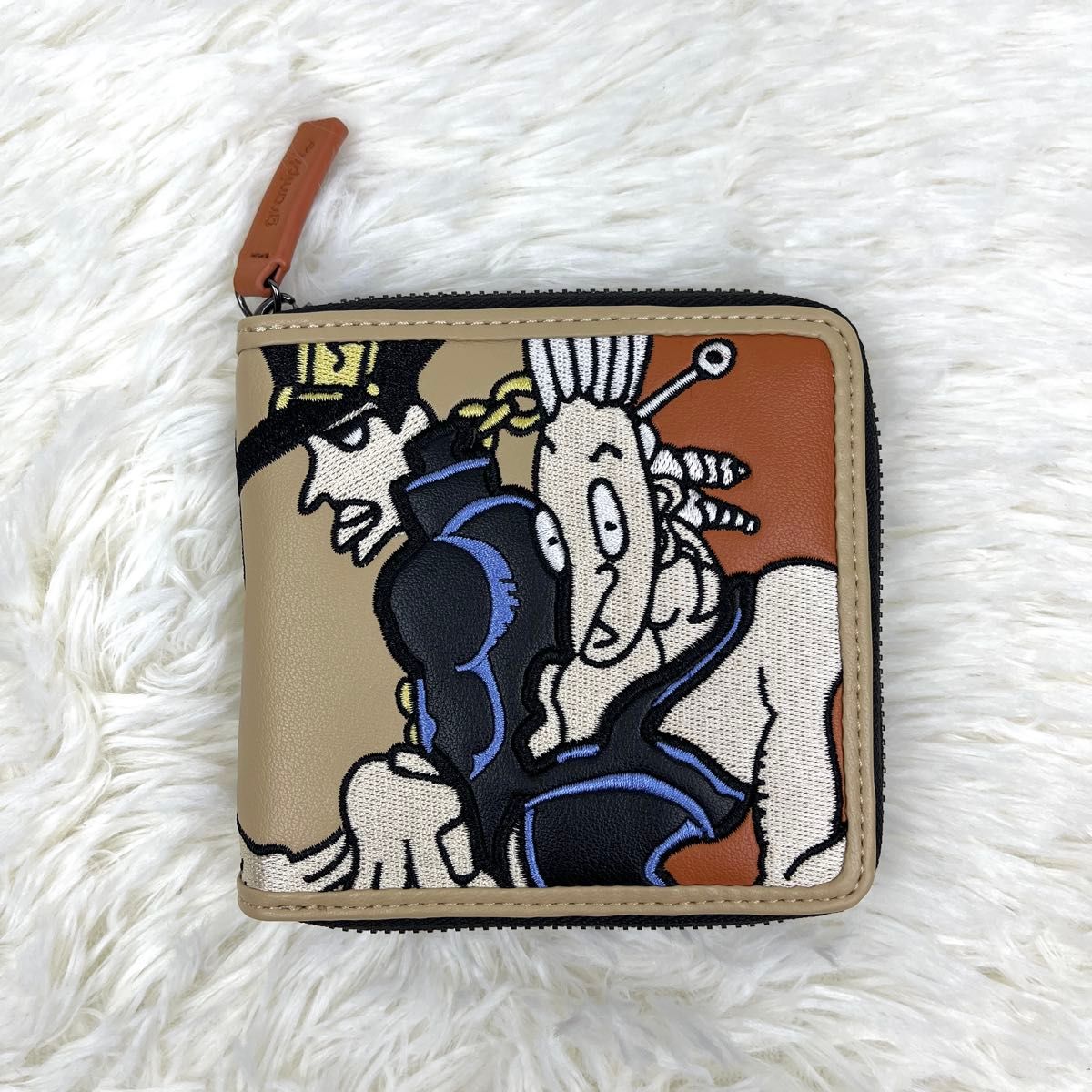 ジョジョ×グラニフ オインゴ・ボインゴ 2つ折り財布 刺繍｜Yahoo