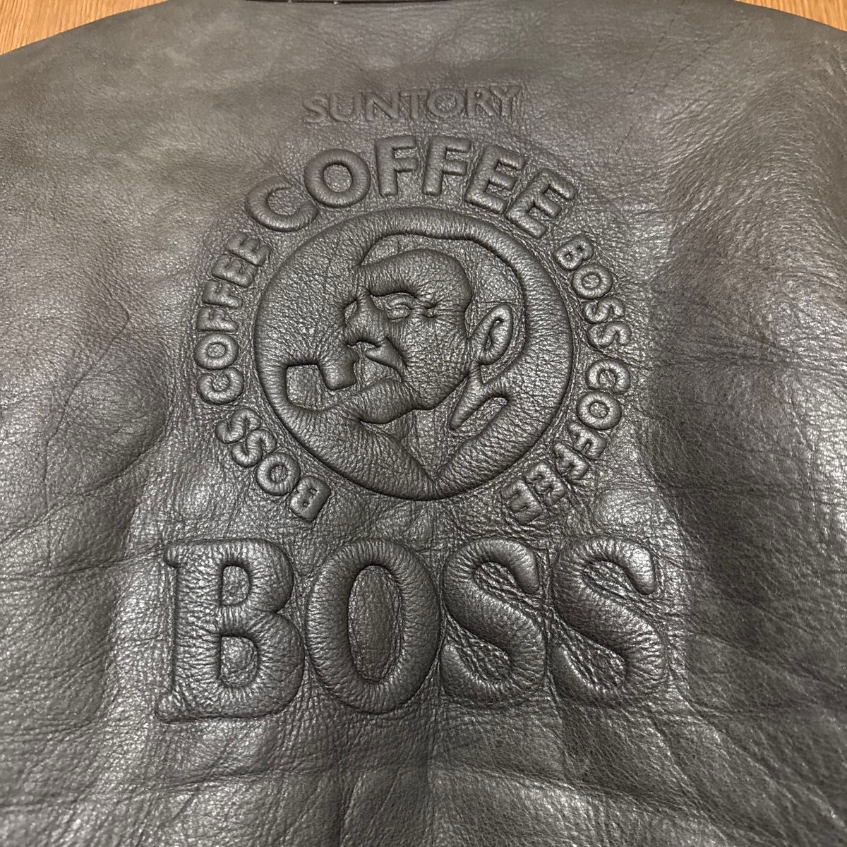 サントリー BOSS 2000年限定B-3フライトジャケット ボスジャン レザー