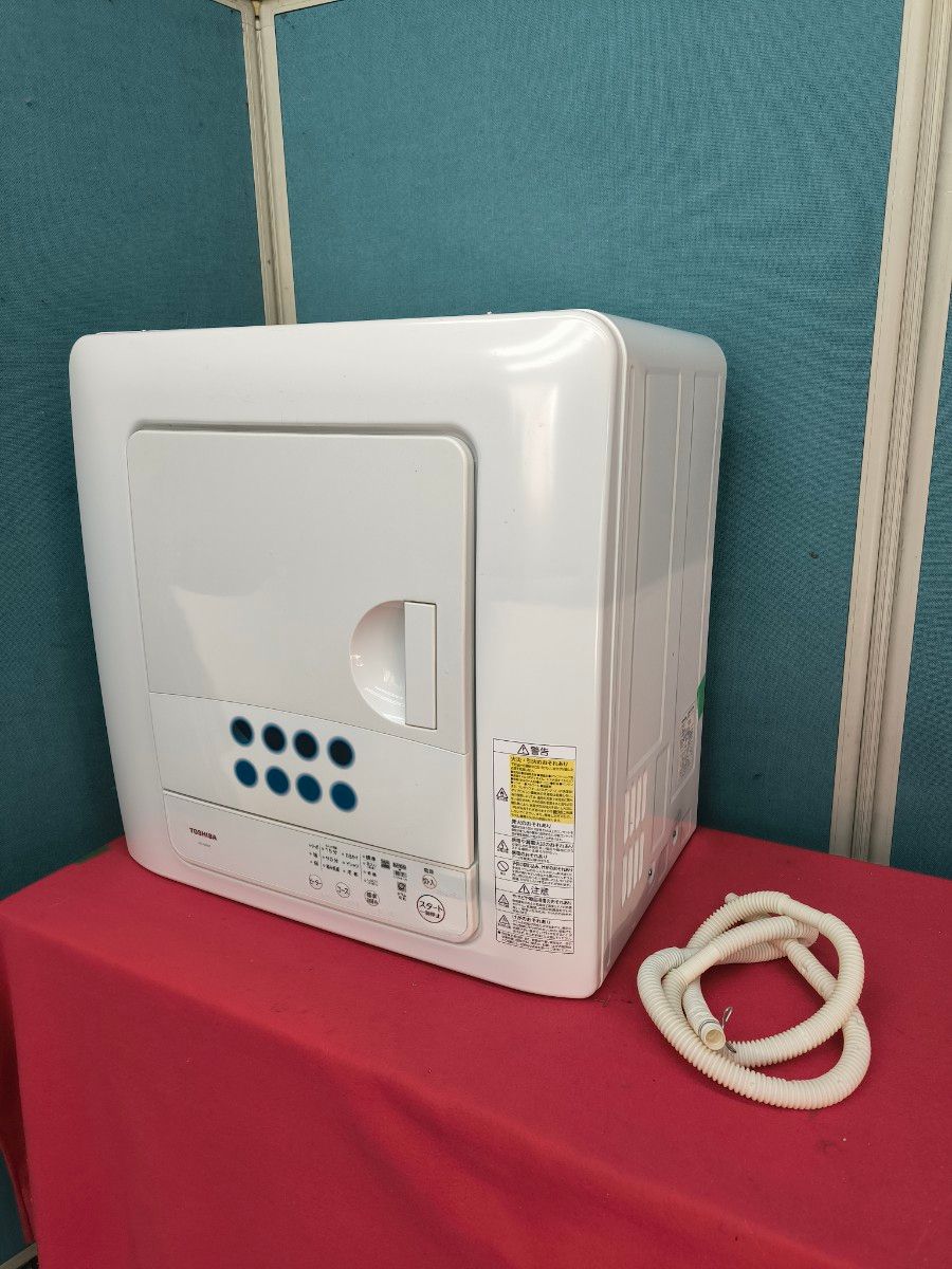 2021年製美品 東芝 衣類乾燥機 4 5kg ピュアホワイトED-458(W)｜Yahoo
