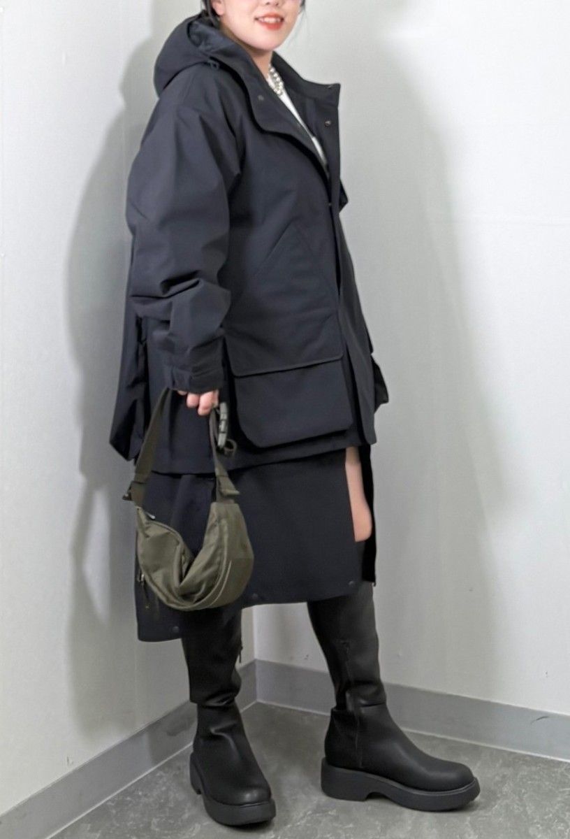 新品 GU ジーユー パデッドシェルパーカ ENGINEERED GARMENTS ネイビー