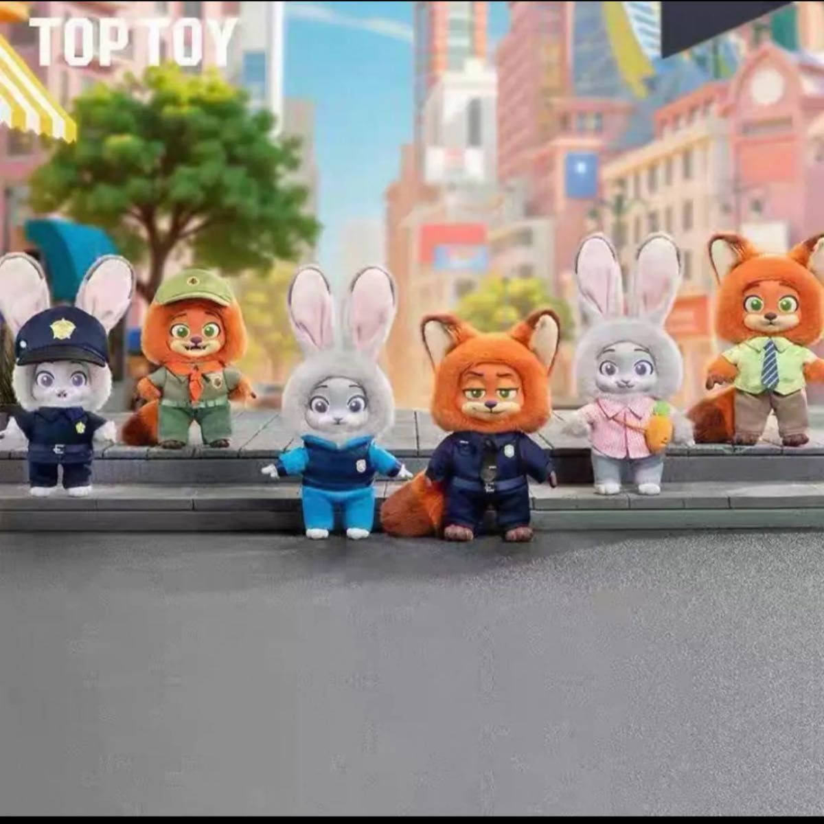 TOPTOY ズートピア ぬいぐるみキーホルダー フルセット 新品｜Yahoo