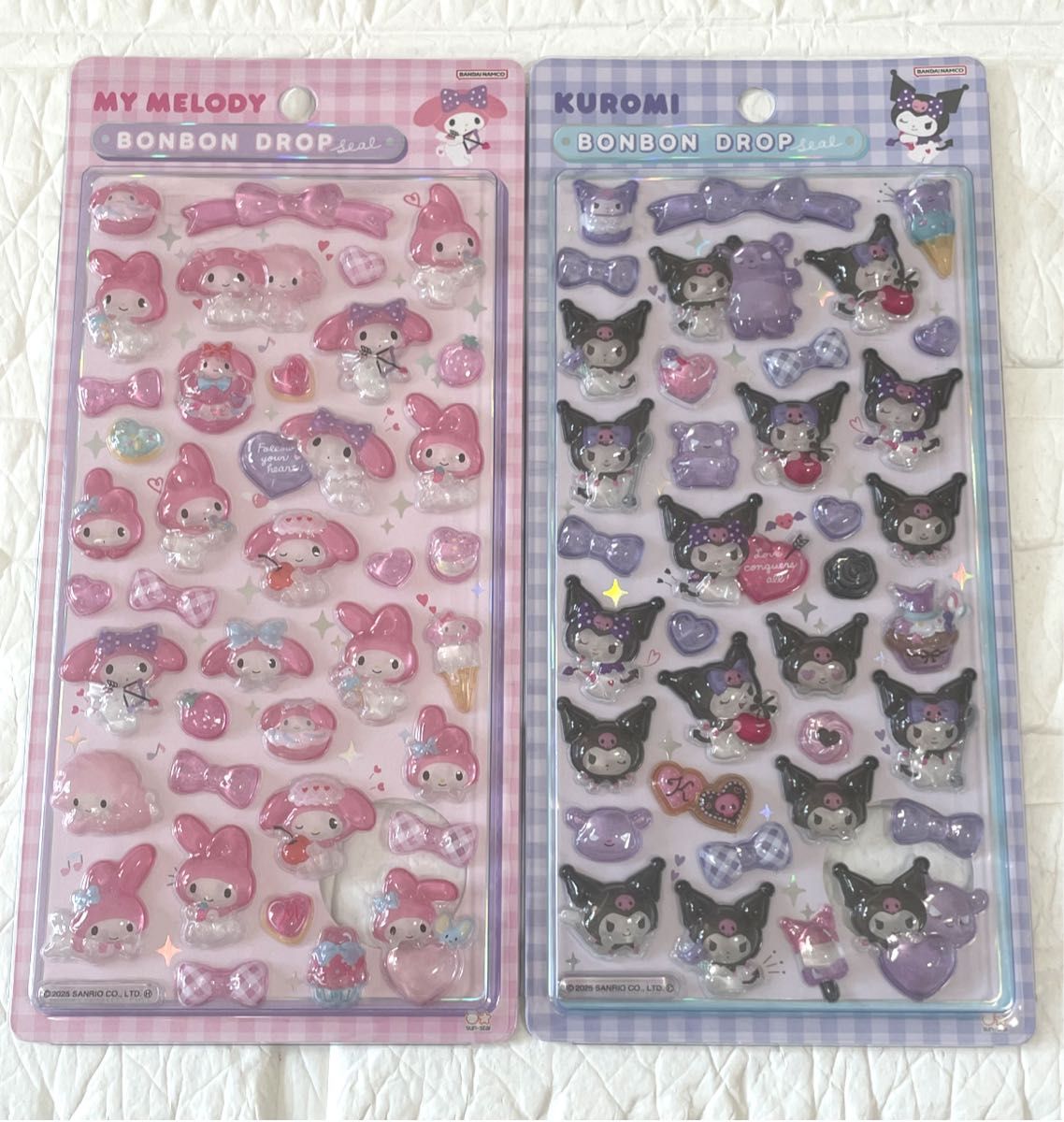 正規品】 サンリオ ボンボンドロップシール サン第二弾 8枚