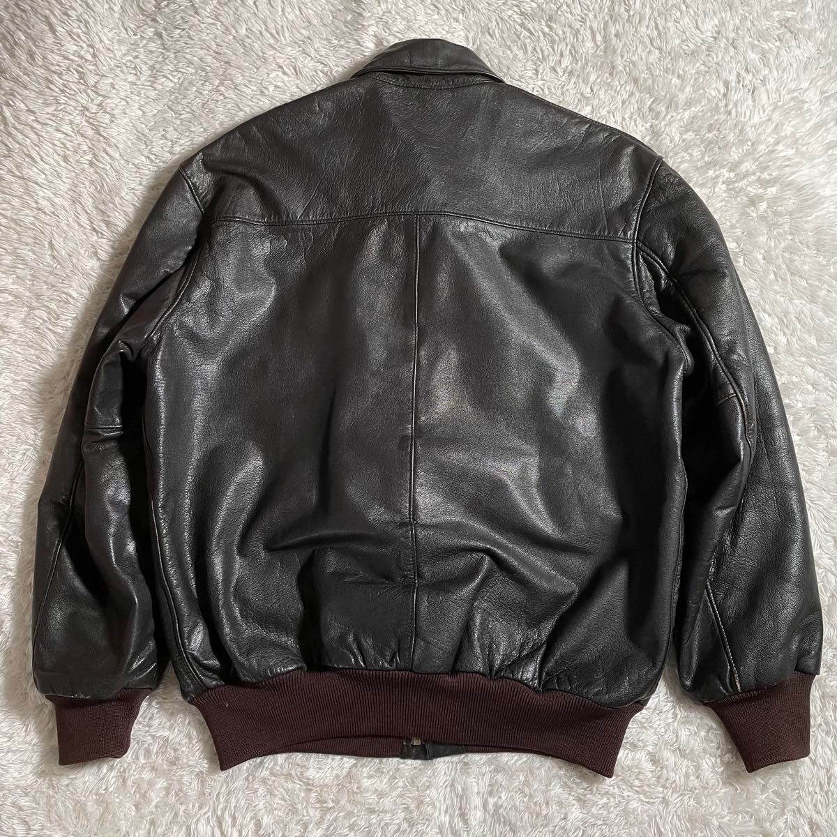 90s l l bean エルエルビーン A-2 レザージャケット ゴートレザー