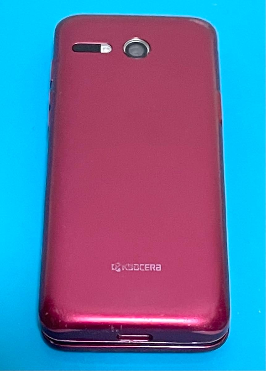 au KYF43 かんたんケータイ ライト ワインレッド ガラホ｜Yahoo!フリマ