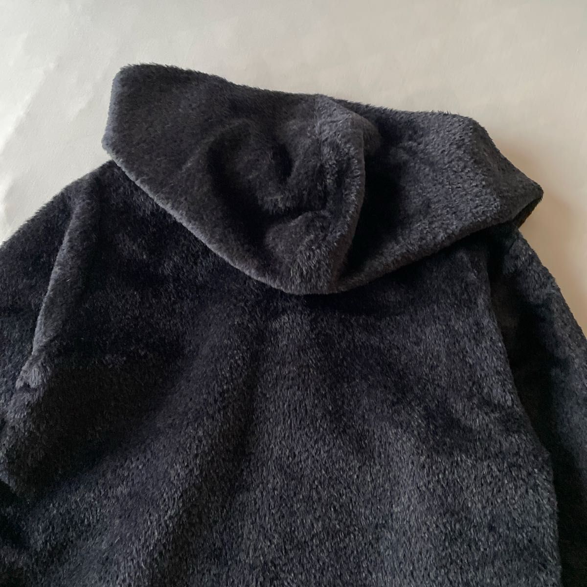 MaxMara STUDIO マックスマーラ アルパカシャギーコート フード