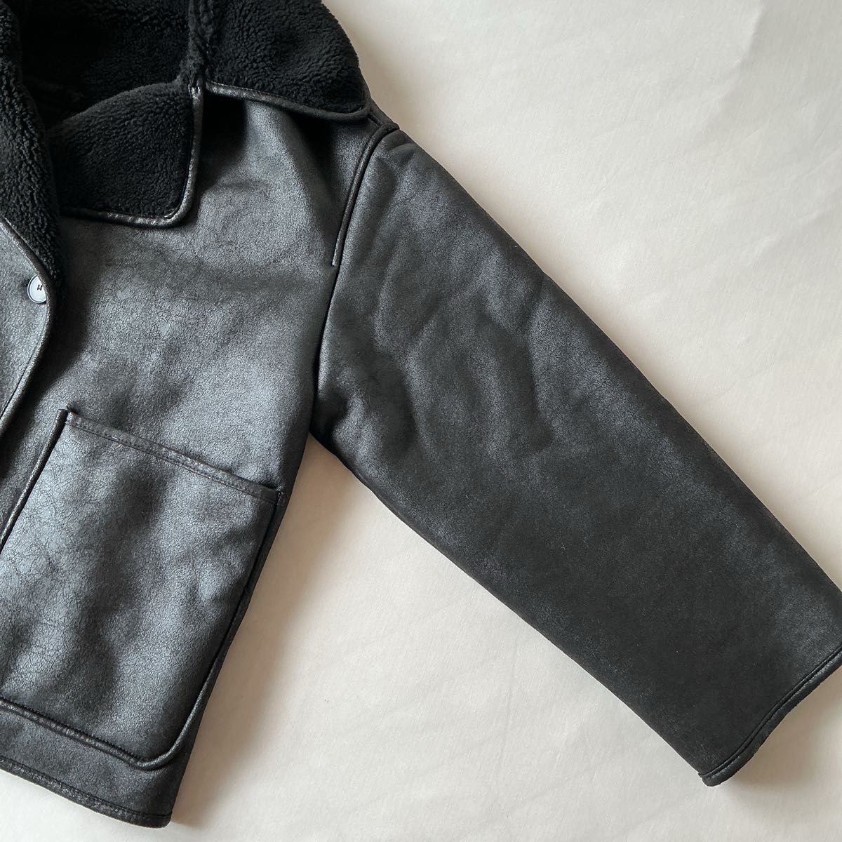 ZARA ザラ ZWコレクション リバーシブルジャケット S ムートンコート