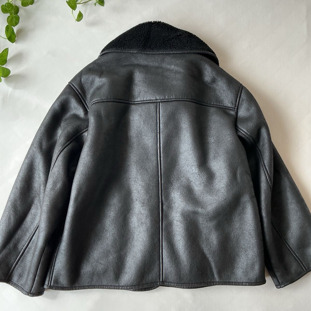 ZARA ザラ ZWコレクション リバーシブルジャケット S ムートンコート