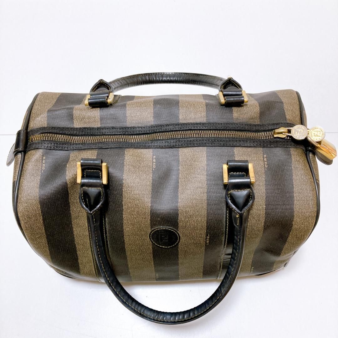 FENDI(フェンディ) ペカン柄 ヴィンテージ ミニボストンバッグ