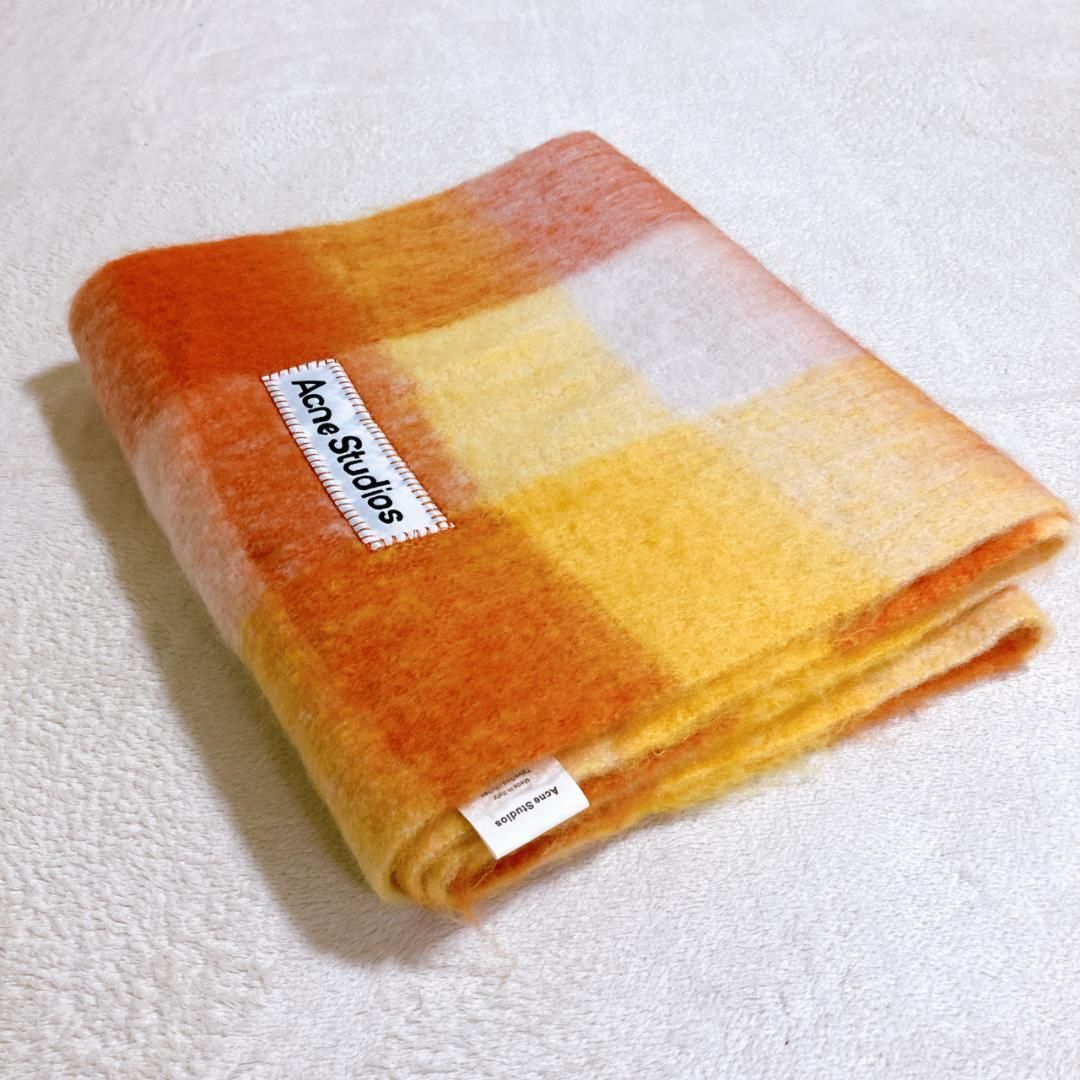 新品】Acne Studios (アクネストゥディオズ) チェック柄マフラー