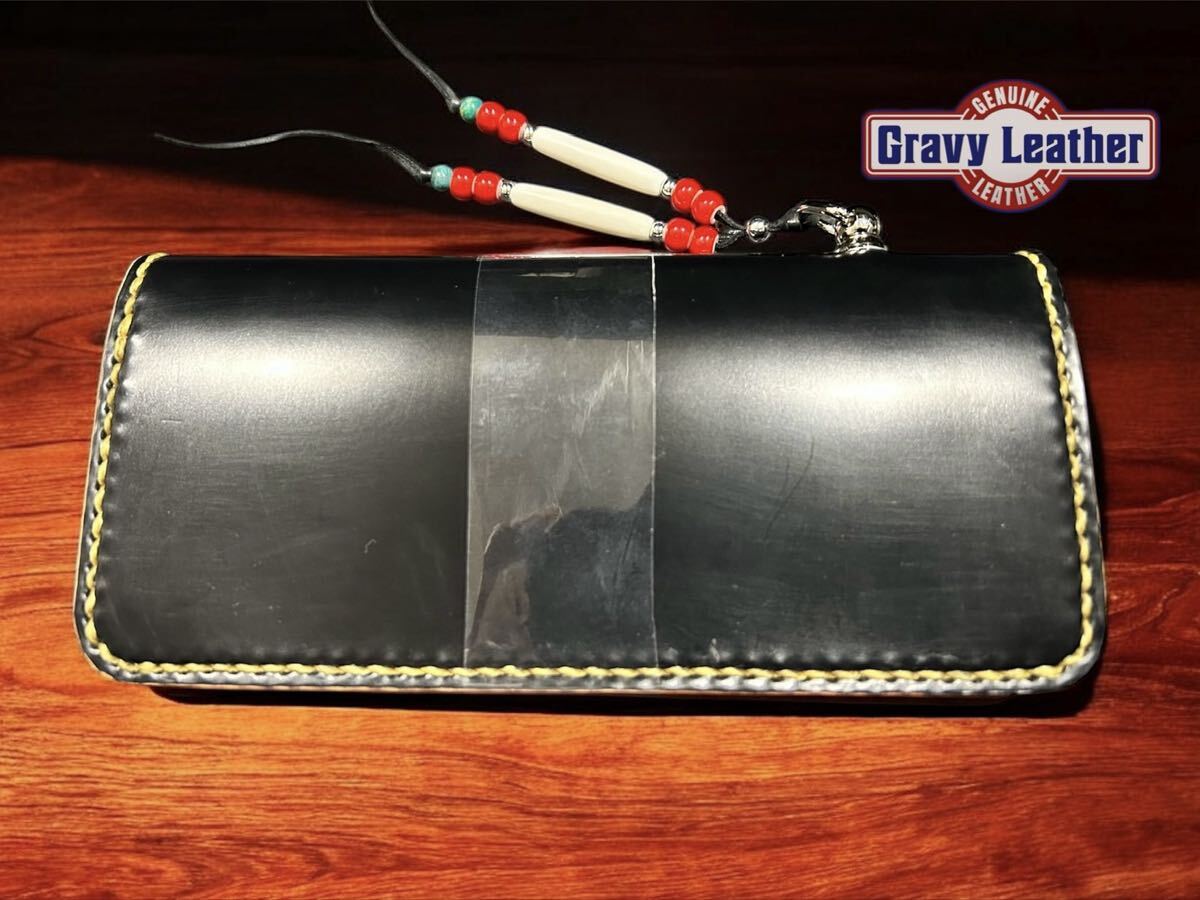 Gravy Leather 新喜皮革コードバン ロングウォレット 馬革 ネイティブ