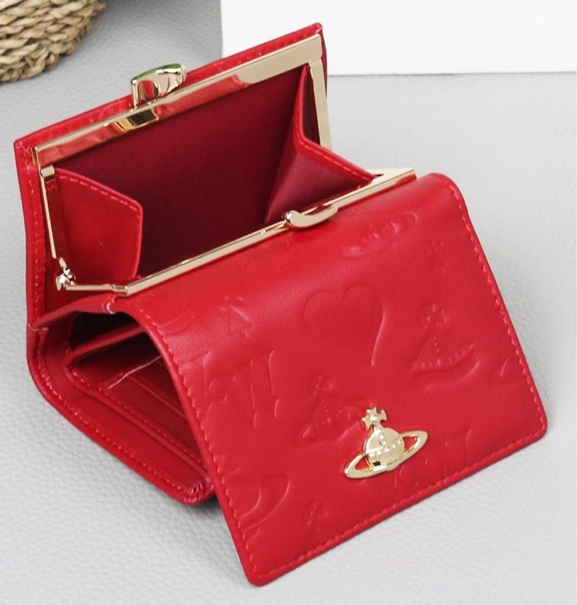 Vivienne Westwood ヴィヴィアンウエストウッド 三つ折り財布 レッド