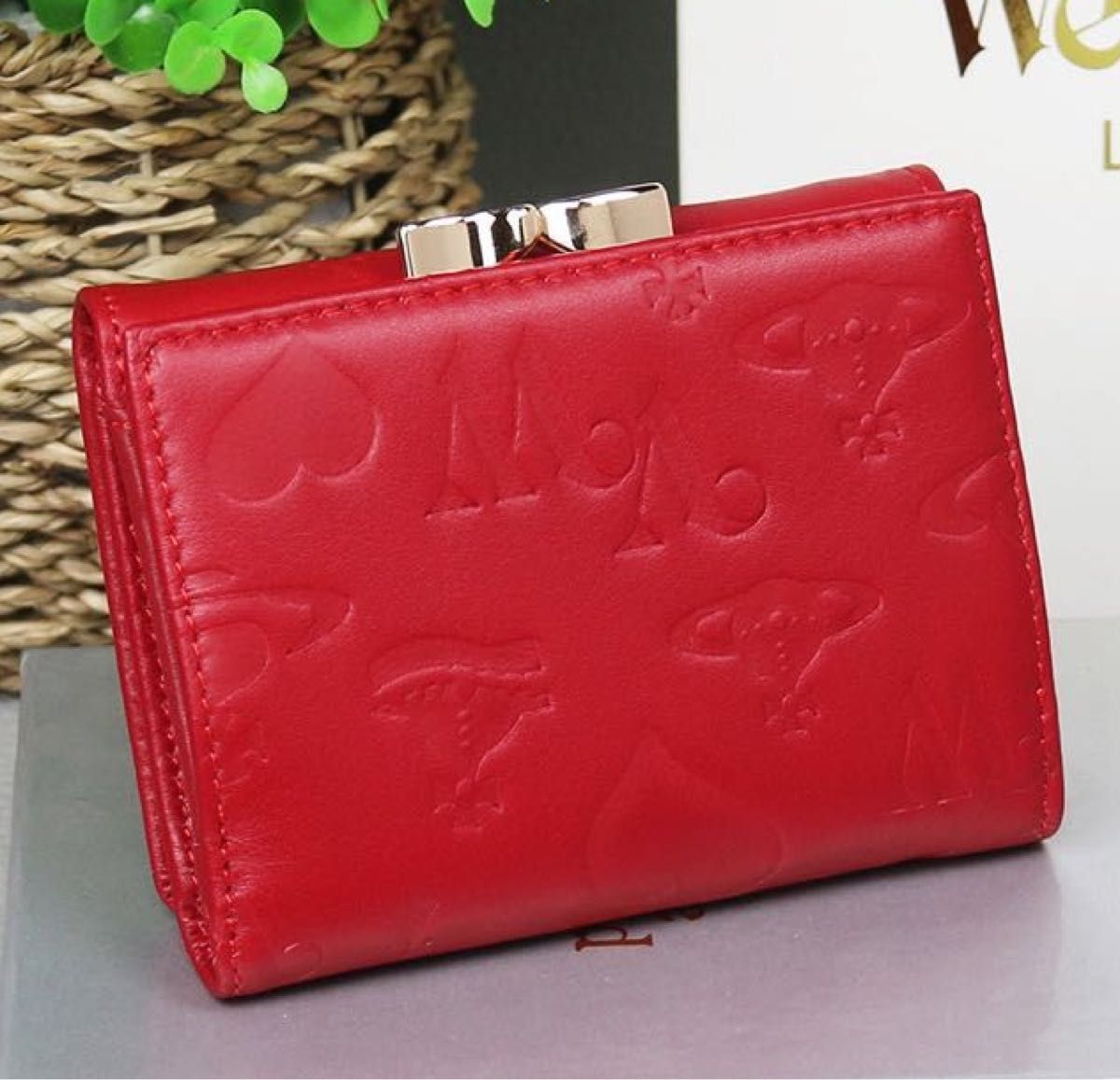 Vivienne Westwood ヴィヴィアンウエストウッド 三つ折り財布 レッド