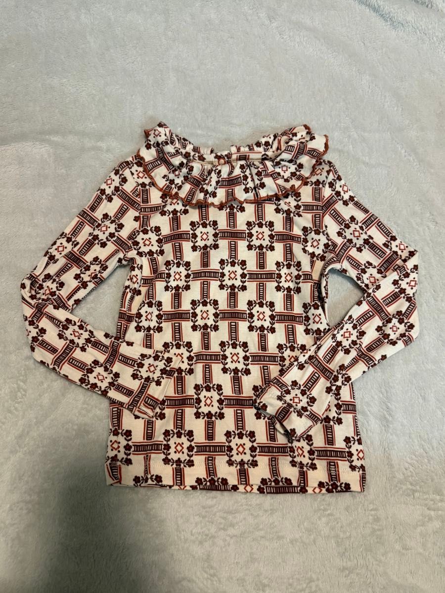 misha&puff 花鉄 mto 18-24m Misha&Puff MTO 花鉄ロンパース 18-24m