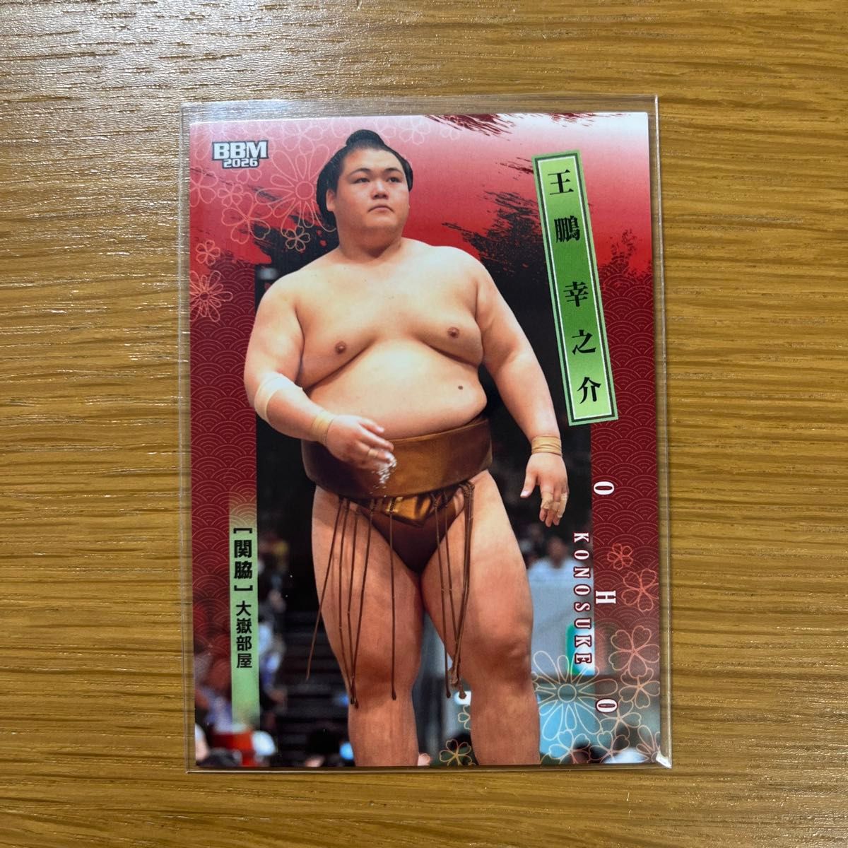 大相撲 BBM 2026 SUMO CARDS インサートカード 巨星 豊昇龍 BBM 2026