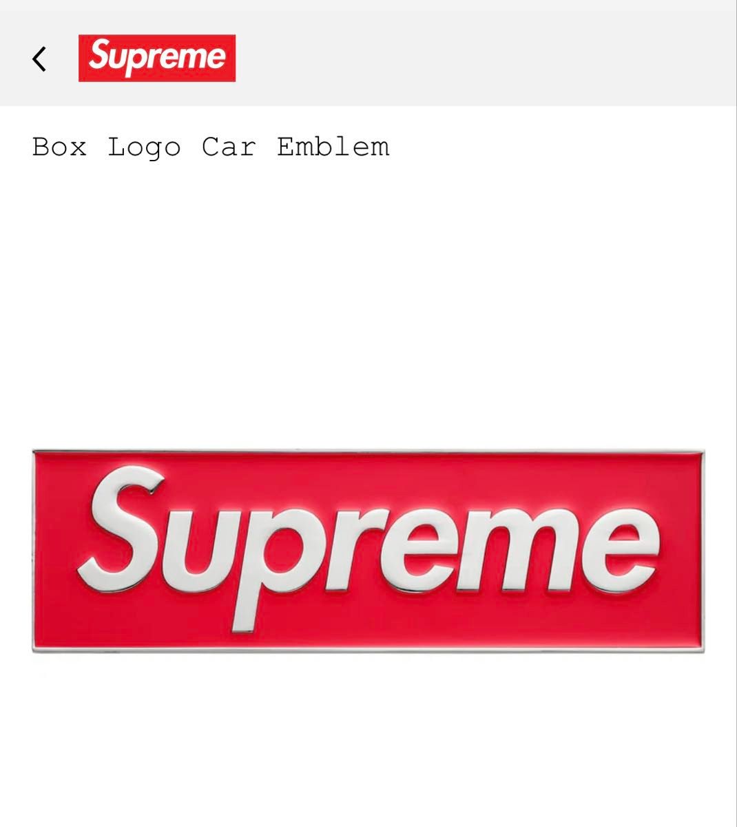 Supreme Box Logo Car Emblem カーエンブレム｜Yahoo!フリマ（旧PayPay