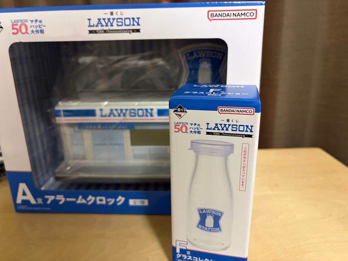 一番くじ ローソン A賞 アラームクロック F賞 グラスコレクション