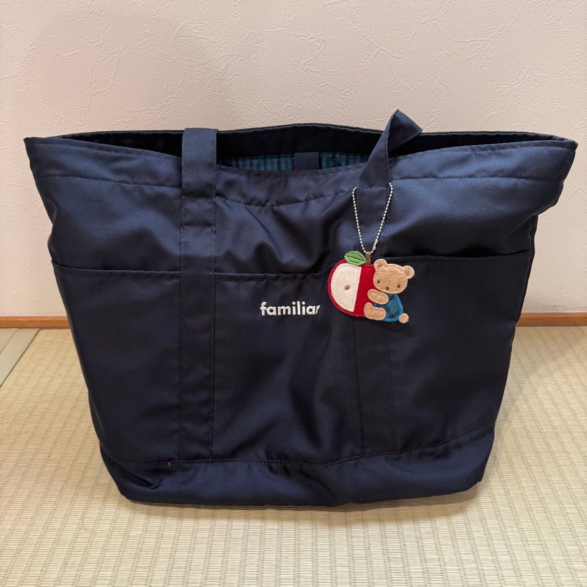 familiar マザーズバッグ ネイビー 青系 マザーズバッグ | ファミリア