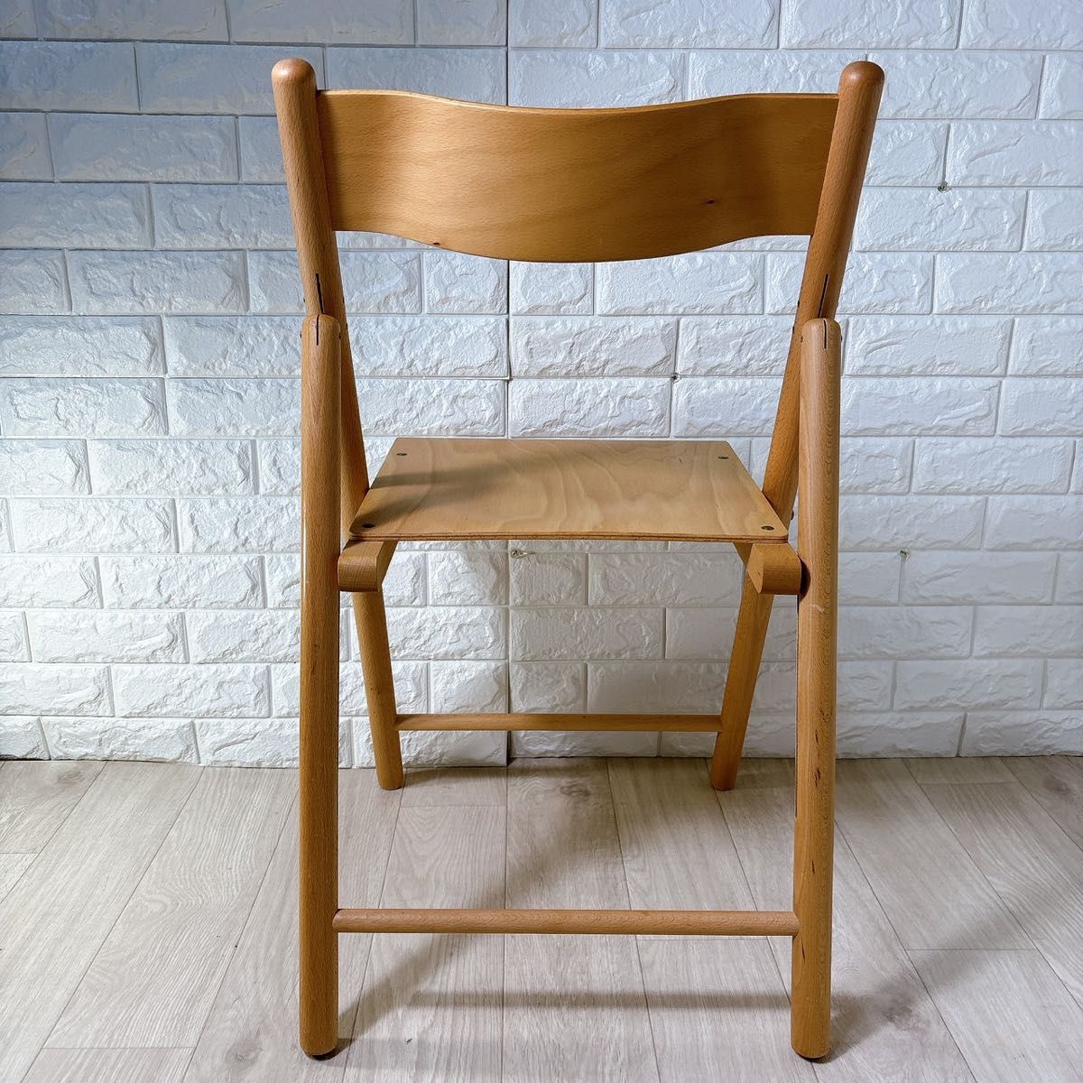 無印良品 MUJI 折りたたみチェア 椅子 天然木 ブナ材 廃盤 人気 家具