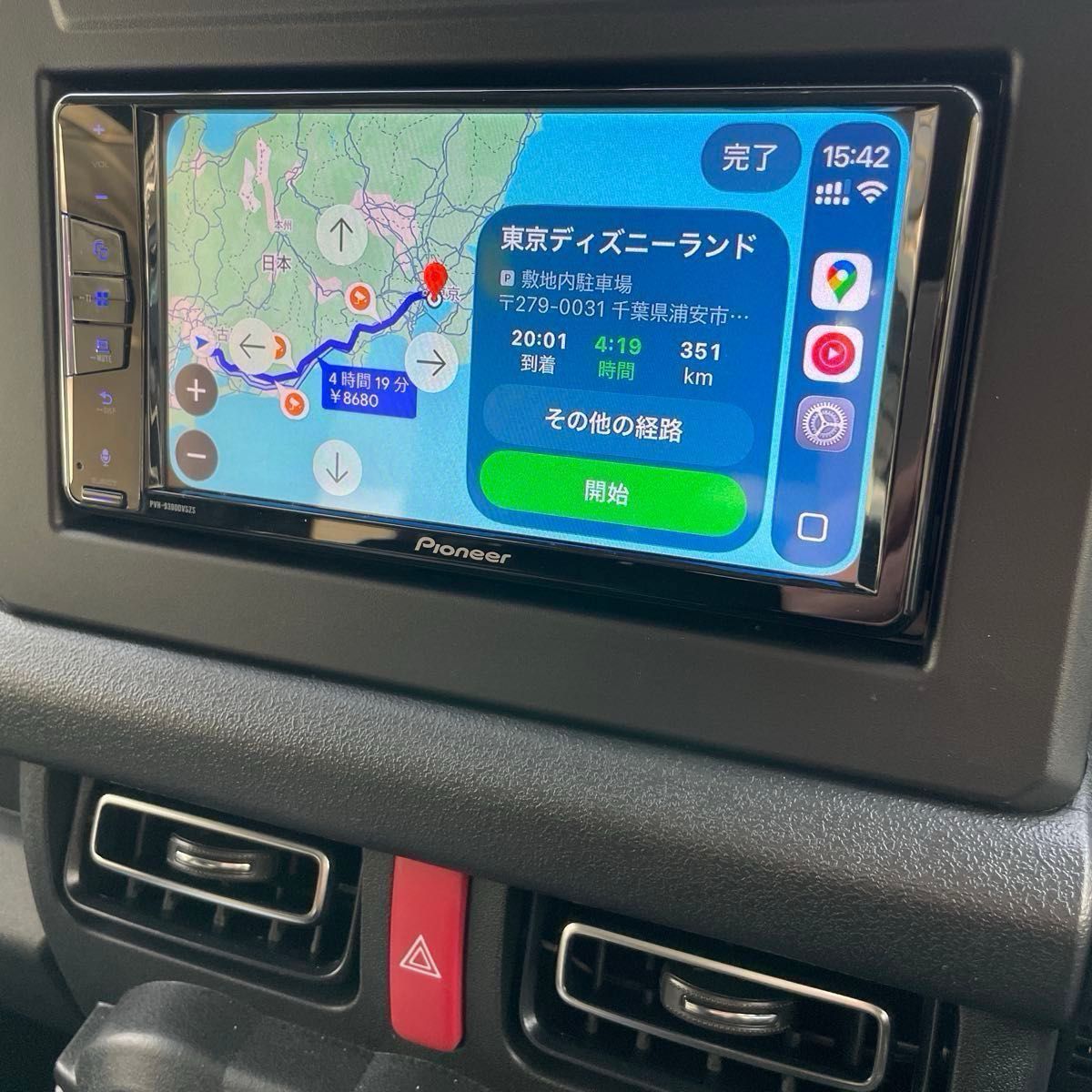 スズキ純正/ジムニー/ディスプレイオーディオ/PVH-9300DVSZS/Bluetooth