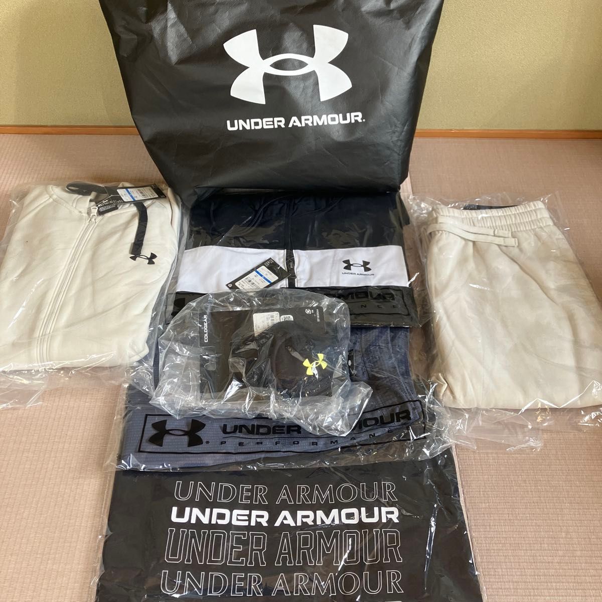 送料無料 アンダーアーマー 福袋 メンズ XLサイズ LLサイズ 男性 6点